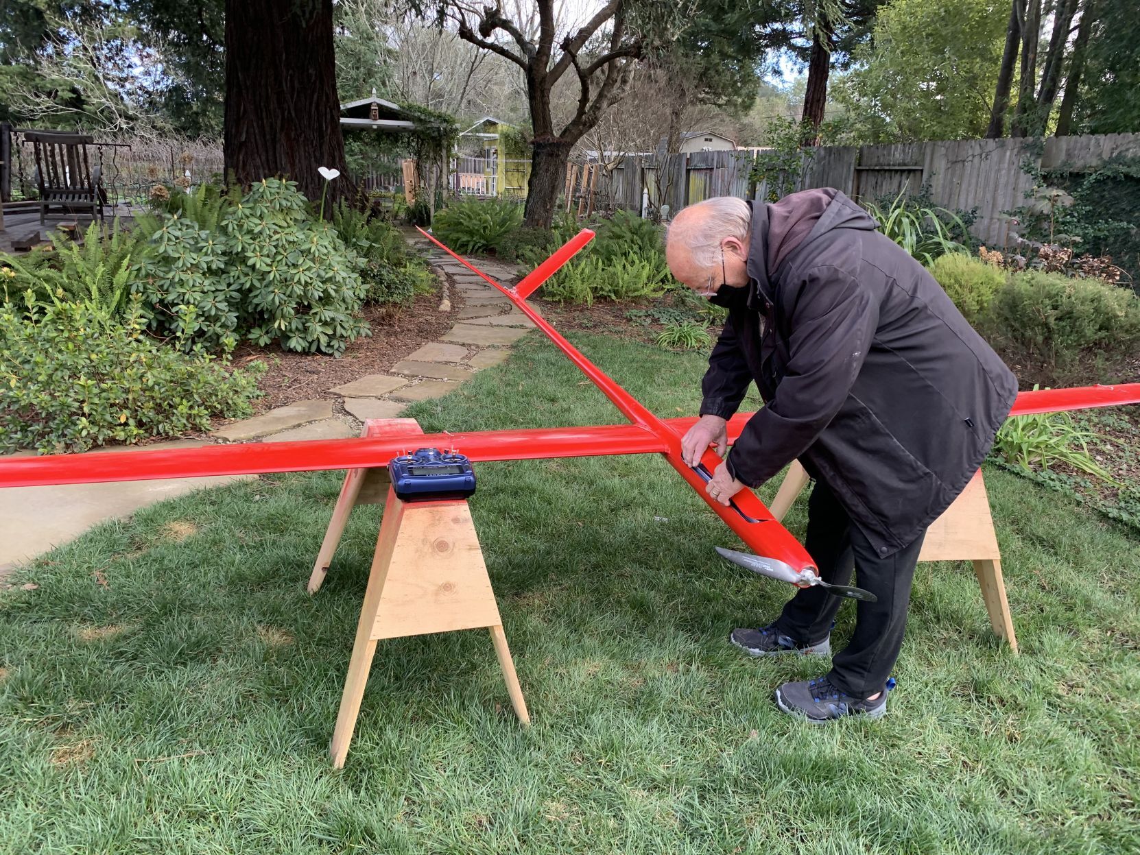 Peter Edridge's radio controlled airplane